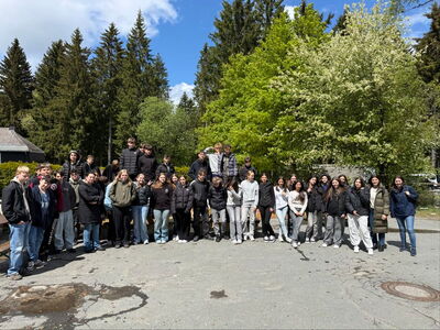 Gruppenbild der Klassen 8a und 8d