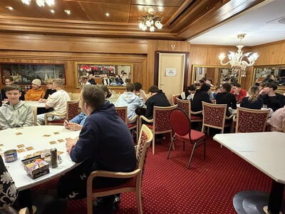Gemütliches Beisammensein der Ski-AG