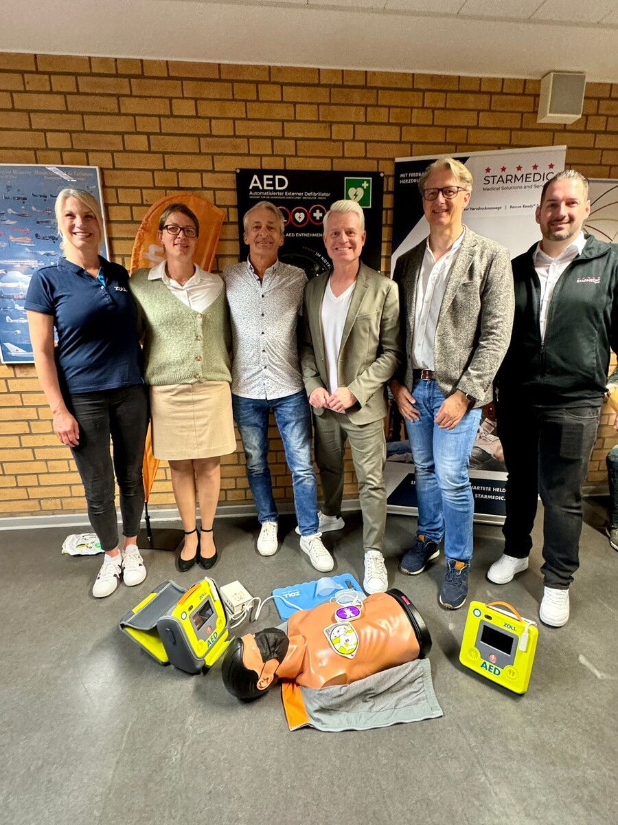 Übergabe Defibrillator