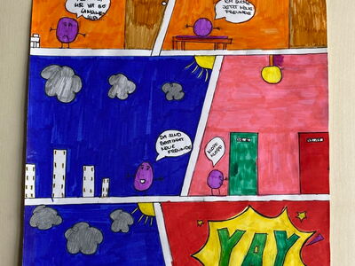 Gezeichneter Comic