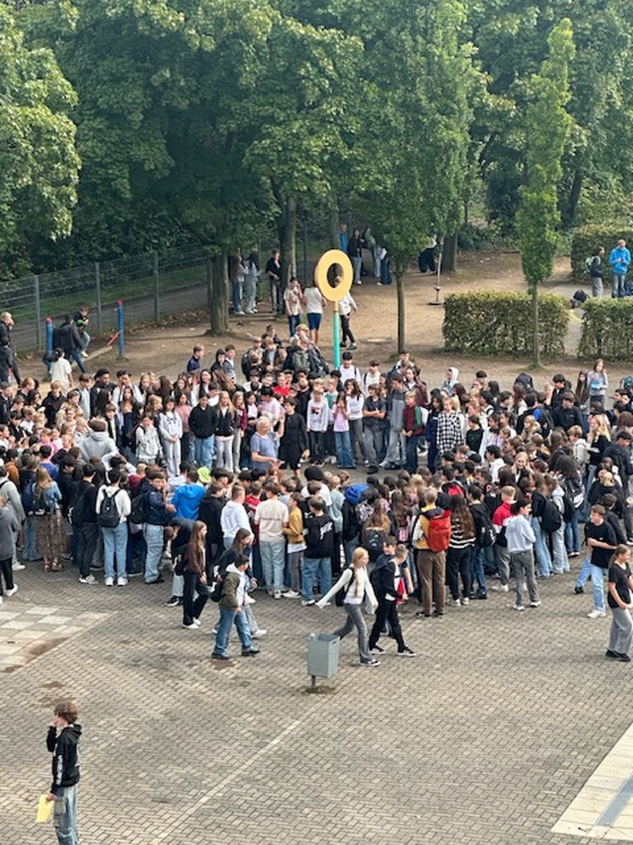 Breakdance auf dem Schulhof