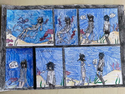 Gezeichneter Comic