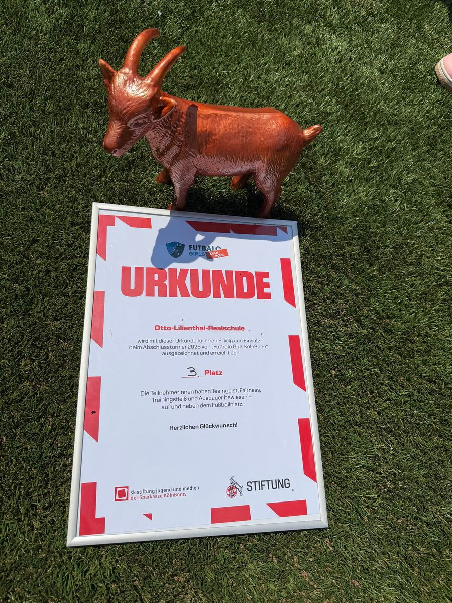 Urkunde Otto-Lilienthal-Realschule