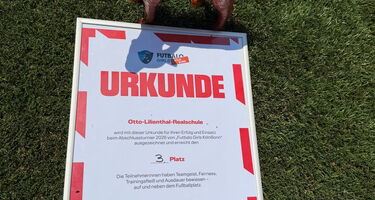 Urkunde Otto-Lilienthal-Realschule