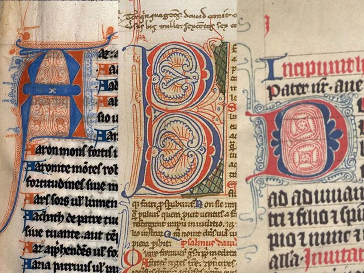 Alte Schriftstücke aus dem Mittelalter