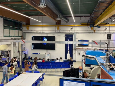 Einblick in eine Halle