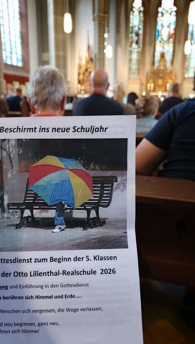 Programmflyer Schulgottesdienst