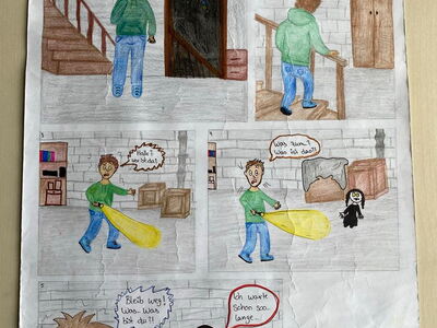 Gezeichneter Comic