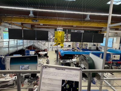 Einblick in eine Halle