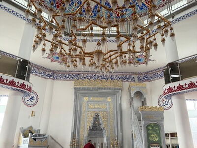 Blick in die Moschee