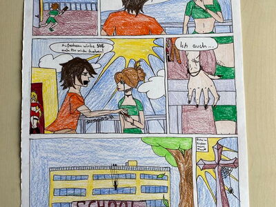 Gezeichneter Comic