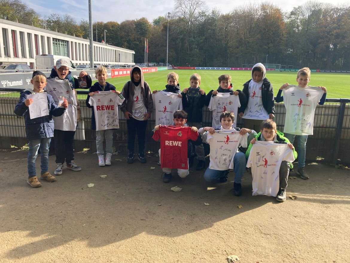 Kicken und Lesen on Tour - "Meet and Greet" am Geißbockheim