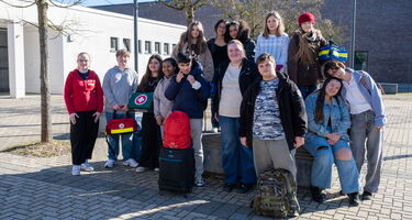 Gruppenfoto der neuen Schulsanitäter